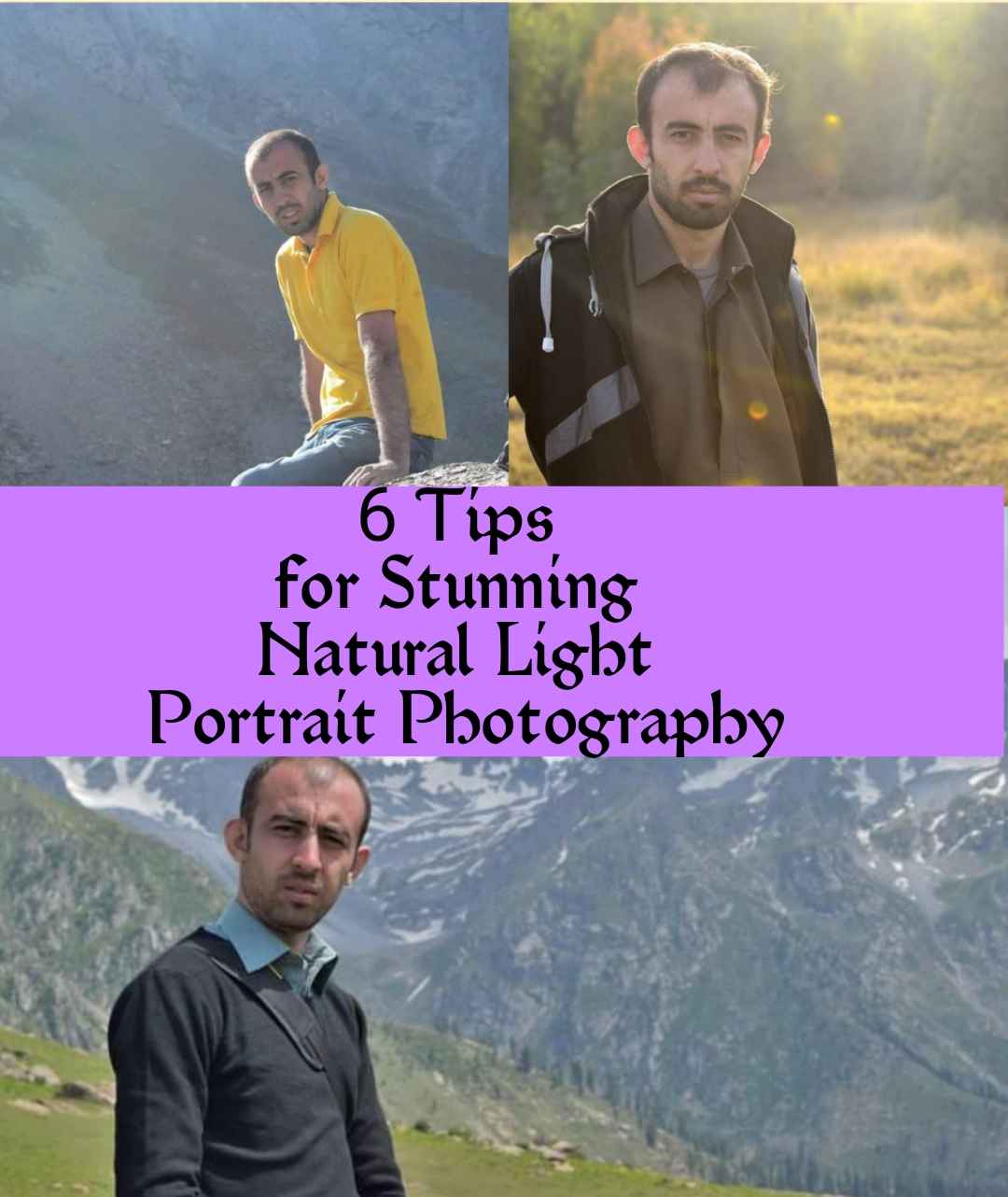 6 Tips for Stunning Natural Light Portrait Photography